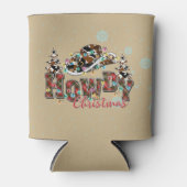 Howdy Christmas | Cowboy Christmas Tree Dosenkühler (Vorderseite)