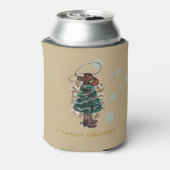 Howdy Christmas | Cowboy Christmas Tree Dosenkühler (Kanne Rückseite)