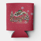 Howdy Christmas | Cowboy Christmas Tree Dosenkühler (Vorderseite)