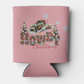 Howdy Christmas | Cowboy Christmas Tree Dosenkühler (Vorderseite)
