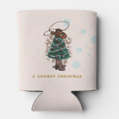 Howdy Christmas | Cowboy Christmas Tree Dosenkühler (Rückseite)