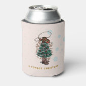 Howdy Christmas | Cowboy Christmas Tree Dosenkühler (Kanne Rückseite)
