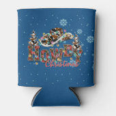 Howdy Christmas | Cowboy Christmas Tree Dosenkühler (Vorderseite)