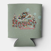 Howdy Christmas | Cowboy Christmas Tree Dosenkühler (Vorderseite)