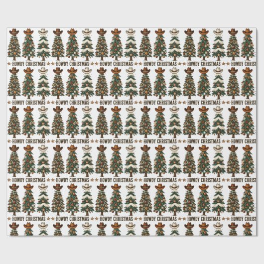 Howdy Christmas Geschenkpapier (Flach)