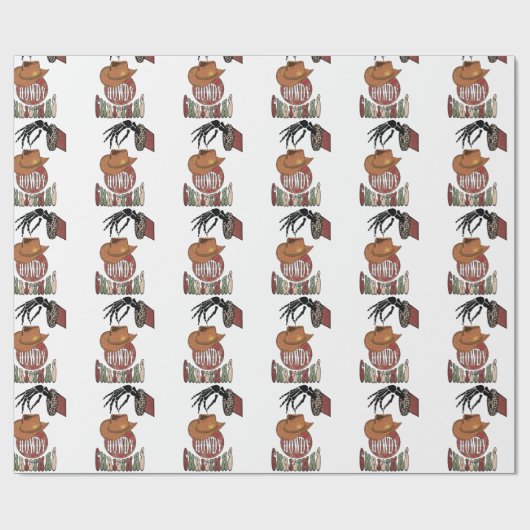 Howdy Christmas Geschenkpapier (Flach)