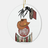 Howdy Christmas Keramik Ornament (Links)