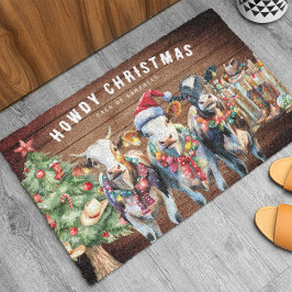 Howdy Christmas | Monogramm für niedliche Western-