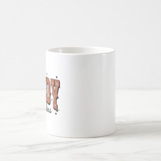 Howdy Christmas Right Hand Kaffeetasse (Mittel)