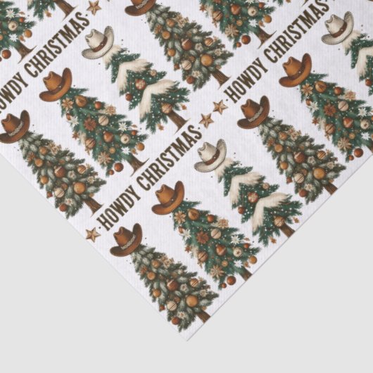 Howdy Christmas Seidenpapier (Detail)