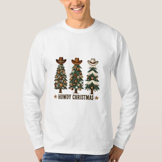 Howdy Christmas T-Shirt (Vorderseite)
