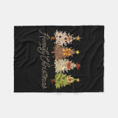Howdy Christmas Tree Coquette Bow Western Cowboy C Fleecedecke (Vorderseite (Horizontal))
