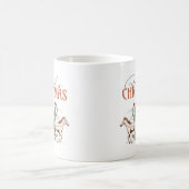 Howdy Christmas Typografie, Texas Symbol Graphics Kaffeetasse (Mittel)