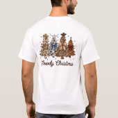 Howdy Christmas, Western Christmas T-Shirt (Rückseite)