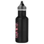 Howdy Cowboy Cowgirl zurück in die Schule Edelstahlflasche (Rechts)