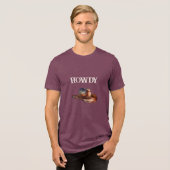 Howdy Cowboy Hat Tri-Blend Shirt (Vorderseite voll)
