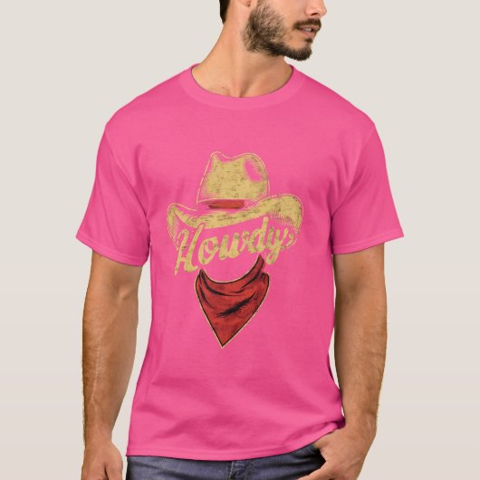 Howdy Cowboy T-Shirt (Vorderseite)