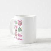 Howdy Cowboy Weihnachts-Western Country Coquette D Kaffeetasse (Vorderseite Links)