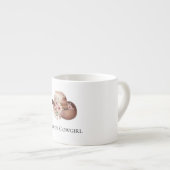 Howdy Cowgirl Floral Hat Espressotasse (Vorderseite Rechts)