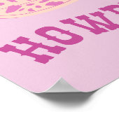 Howdy Cowgirl-Hut Poster (Ecke)