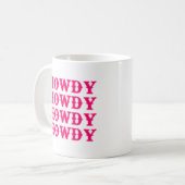 Howdy Cowgirl Last Rodeo Kaffeetasse (Vorderseite Links)