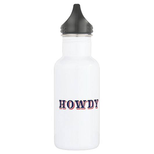 Howdy Edelstahlflasche (Links)