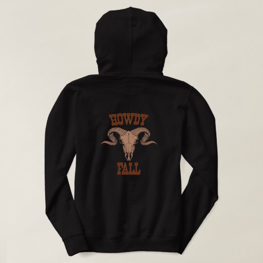 Howdy Fall Hoodie (Design Rückseite)