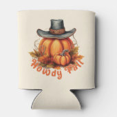 Howdy Fall - Rustikale Herbstwoben Dosenkühler (Rückseite)