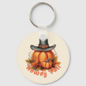 Howdy Fall - Rustikale Herbstwoben Schlüsselanhänger (Rückseite)