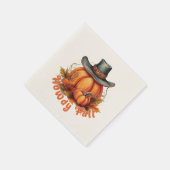 Howdy Fall - Rustikale Herbstwoben Serviette (Ecke)