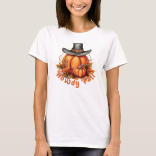 Howdy Fall - Rustikale Herbstwoben T-Shirt