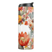 Howdy Fall sukkulente Kuh Thermosbecher (Nach links gedreht)