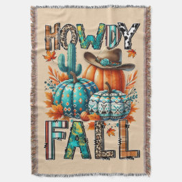 Howdy Fall Throw Blanket Geheimnis Weihnachtsgesch Decke