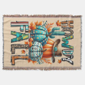 Howdy Fall Throw Blanket Geheimnis Weihnachtsgesch Decke (Vorderseite)