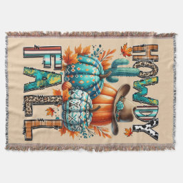 Howdy Fall Throw Blanket Geheimnis Weihnachtsgesch Decke