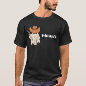 Howdy Funny Niedlich Ghost Halloween T-Shirt (Vorderseite)