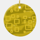 Howdy Geometric  Keramik Ornament (Hinten)