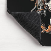 Howdy Ghouls Skeleton Cowboy Western Rodeo Hallowe Mousepad (Ecke)