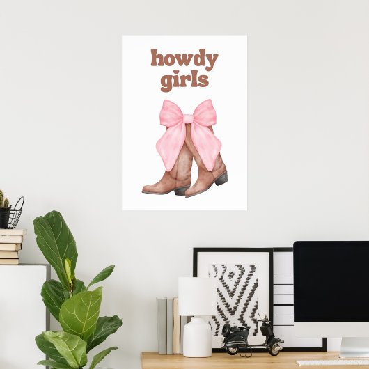 Howdy Girls Poster (Heimbüro)