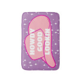 Howdy Good Lookin Rancher Cowboy Hat Lilac Dorm Badematte (Vorderseite Vertikal)