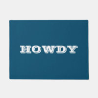 "Howdy" Gruß oder Name, Ocean Blue