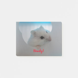 Howdy Hamster Post-it Klebezettel