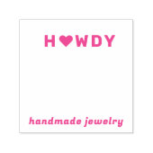 HOWDY Handmade Schmuck Display Card Stamp Permastempel (Design)