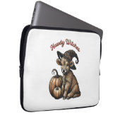 Howdy Hexen Halloween Highland Kuh Laptopschutzhülle (Vorne Rechts)