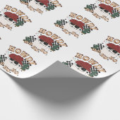 Howdy Ho Ho Santa Geschenkpapier (Ecke)