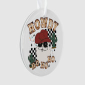 Howdy Ho Ho Santa Ornament (Vorderseite)
