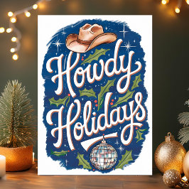 Howdy Holidays Cowboy Diskothek Ball Weihnachten