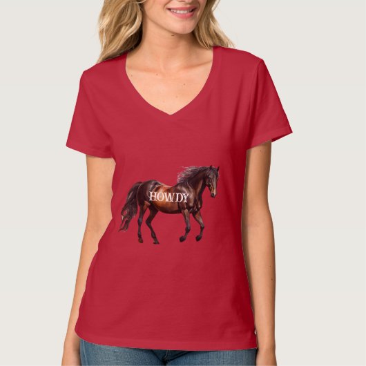 Howdy Horse T-Shirt (Vorderseite)