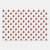 HOwdy HOwdy HOwdy Christmas Cowboy Boots Geschenkpapier Set (Vorderseite)