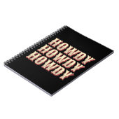 Howdy Howdy Howdy Notizblock (Linke Seite)